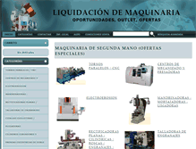 Tablet Screenshot of liquidacionindustrial.es